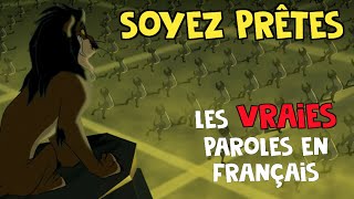 Le roi lion  Soyez prêtes vraie traduction en francais [upl. by Nolita280]