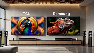 New 2024 Samsung QN95D Vs TCL C855K QM8 QLED Head to head Which is best TV to buy [upl. by Dasie572]