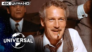 The Sting  Paul Newman Cons a Con Man in a HighStakes Poker Game in 4K HDR [upl. by Grimaldi655]