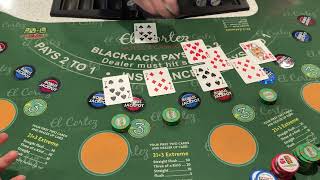 1200 LIVE Blackjack session in Vegas [upl. by Hurlee725]