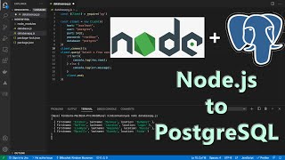 How to Connect Node js to PostgreSQL Database and Fetch data [upl. by Gillman]