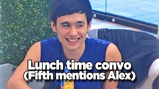 LUNCH TIME CONVO Fifth mentions Alex [upl. by Euqinommod207]