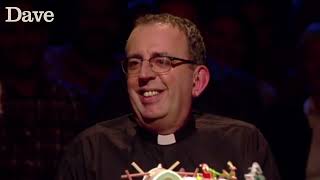 Reverend Richard Coles appearance on Alan Davies  As Yet Untitled Series 3 Christmas Special 2015 [upl. by Arlo942]