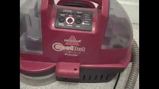 Bissell Spotbot Proheat Microban Spot Cleaning Vacuum Cleaner My Review  Demonstration [upl. by Siryt]