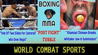 Catterall Retreat Gets High Praise  Chimaev Breaks Whitaker Jaw  Haney Torch Regis In Lose [upl. by Eduardo]