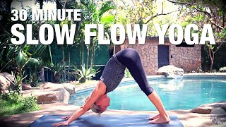 30 Minute Slow Flow Yoga Class  Five Parks Yoga [upl. by Anahpets235]