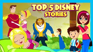 Top 5 Disney Stories  Fairy Tales  Bedtime Stories for Kids  Tia amp Tofu [upl. by Fruin516]