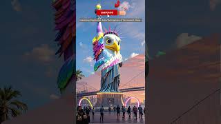 🎉Evolution of building  Statue of Liberty 🥰 Evo bald eagle✅ history cute popular funny [upl. by Atiseret]