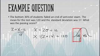 Normal Distribution Word Problem Example [upl. by Ledif]