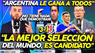 PRENSA internacional ENCANTADA ¡ARGENTINA es LA MEJOR SELECCION DEL MUNDO EL MAXIMO CANDIDATO [upl. by Emelin462]