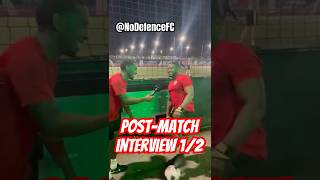 Postmatch interview 12  NoDefence [upl. by Hootman]