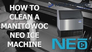 CLEANING MANITOWOC INDIGO ICE MACHINE AND REPLACING WATER FILTER DIY [upl. by Ilyk]