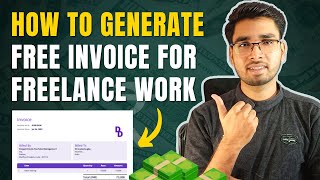 How to Make Free Invoice for Freelance Work  Free Invoice Generator [upl. by Mar]