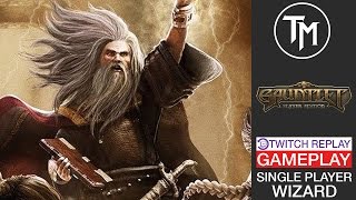 Gauntlet Slayer Edition Wizard  Single Player PS4 GAMEPLAY [upl. by Proulx916]