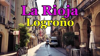 SPAINLOGROÑO Walking inside Logroño city of La Rioja 27JUL2020 1040 am [upl. by Gross518]