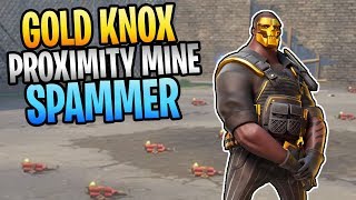 FORTNITE  New GOLD KNOX Proximity Mine Constructor Save The World Gameplay [upl. by Michail]