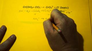 Balancing Redox Reactions Basic Conditions [upl. by Lrigybab696]