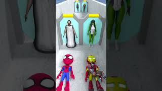 Kiss Run Spiderman vs Ironman In Barry Prison gta spiderman [upl. by Cottle]