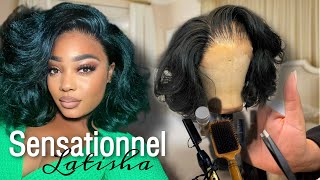 50 Perfect Synthetic Wig Customization Latisha Sensationnel What Lace Cloud 9 [upl. by Yesteb]