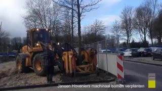 Bomen machinaal verplanten [upl. by Yssenhguahs857]