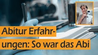 Abitur Erfahrungen Wie wars in Bayern Abi zu schreiben Mein Review  Leo Eckl [upl. by Skylar152]