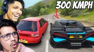 Bugatti Supercar VS Maruti 800 Forza Horizon 5 with GamerFleetAnshuBisht [upl. by Narmi124]