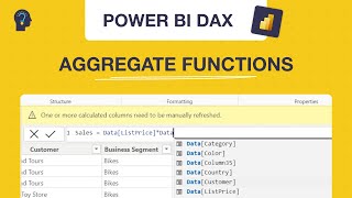 Understanding DAX in Power BI Aggregate Functions with Real Time Examples [upl. by Carlstrom336]