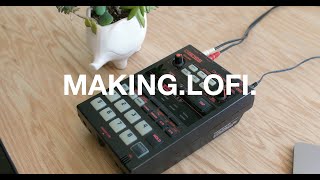 Making Lofi Hip Hop  with the Boss SP 202 PART 2 [upl. by Eelyahs]