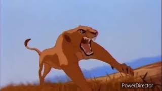 The Lion King 1994  Nala Vs Simba Fighting with Cartoon SFX High Pitch [upl. by Ydaj]