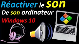 PROBLEME DE SON SUR MON ORDINATEUR WINDOWS 10 [upl. by Eliason980]