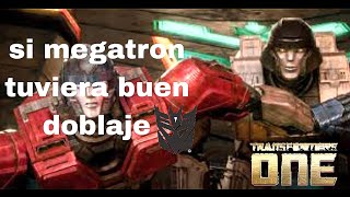 si megatron de transformers ONE tuviera buen doblaje [upl. by Sillihp78]