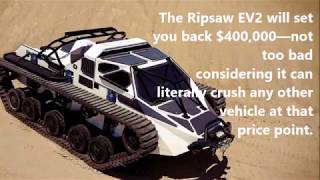 THE 700HP RIPSAW EV2 IS THE WORLDS FIRST LUXURY SUPER TANK [upl. by Horick]