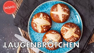 Laugenbrötchen selber machen  Einfaches Rezept in nur 2 Stunden [upl. by Latonia]