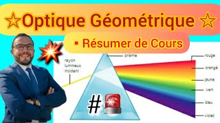 Optique géométrique résumer général de cours live 1 📚🚨 [upl. by Isacco]