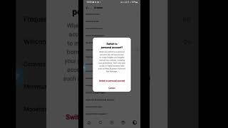 apne instagram account ko personal account kaise banaye instagram viralvideo shorts account [upl. by Onitsuj]