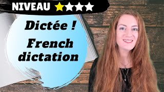 DICTEE DE FRANCAIS 1 French dictation  ORTHOGRAPHE  French spelling [upl. by Farica]