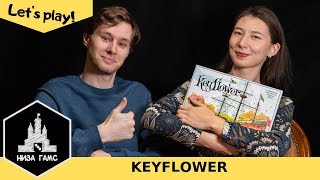 Играем в Keyflower Топ игра у Саши Правила и летсплей [upl. by Erasmo]