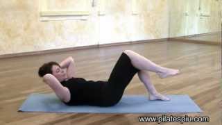 Esercizi Addominali Pilates  1  Riscaldamento [upl. by Rufina]