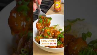 Spicy Orange Chicken Dupe 🥡 [upl. by Fishbein]