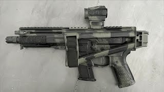 CMMG Dissent 57x28MM  Backpack AR With No Recoil [upl. by Adias534]