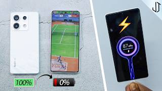 Redmi Note 13 Real Life Battery Drain Test amp Charging Test  Battery champ [upl. by Zipnick]