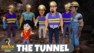 The Tunnel  शिवा  Full Super Episode 52  Funny Action Cartoon  Shiva Show Hindi [upl. by Dunning]