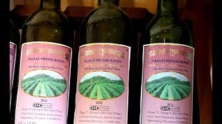 The most bizarre wine in the world Cambodian red wine produced in a khmer winery [upl. by Atirys]