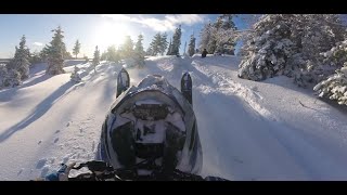 Yamaha Mountain Max 154  DREAM CONDITIONS  DAY 1 [upl. by Meill]