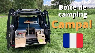 Boîte de camping Campal  La voiture comme campingcar Introduction officielle  explication [upl. by Nahtanaoj]