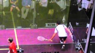 Gregory Gaultier  Amr Shabana  Squash High Speed [upl. by Eilak494]