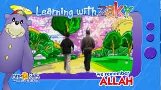 Glorifying Allah  Learning with Zaky [upl. by Alauqahs625]