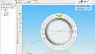 Proiectarea pieselor din tabla in Solid Edge  exercitiul II [upl. by Sitnalta541]