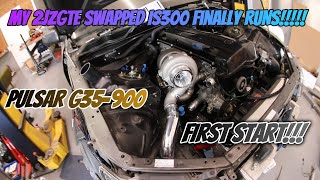 IT RUNS 2JZGTE SWAPPED IS300 FIRST START EP5 [upl. by Ycat]