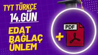 14 EDATBAĞLAÇÜNLEM  21 Günde TYT Türkçe Kampı [upl. by Ecinnaj]